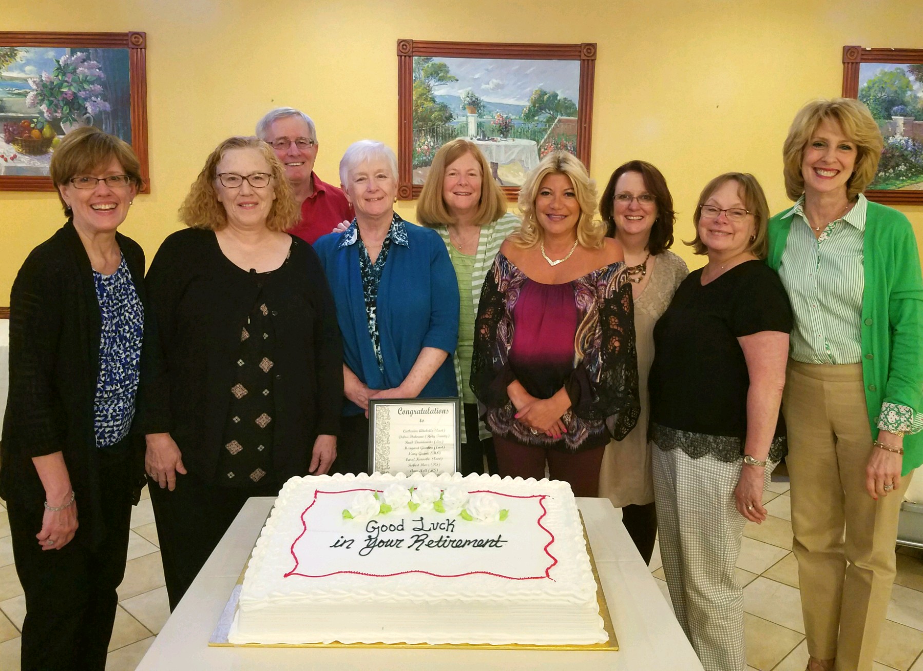 Retiree cake 2017